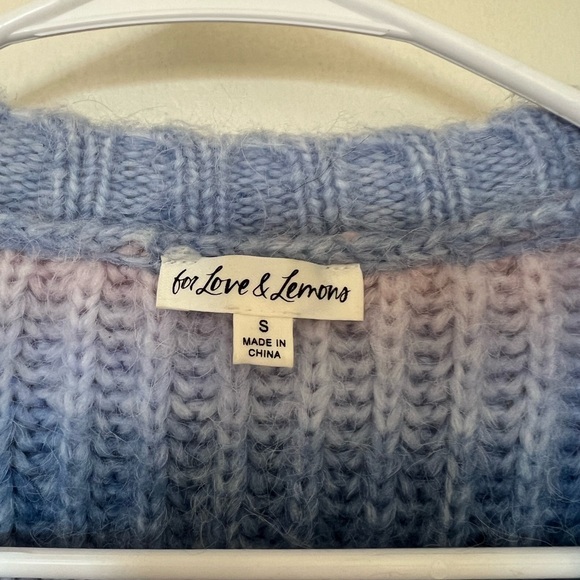 For Love & Lemons Oversized Ombre Cardigan, Size Small - Picture 2 of 3